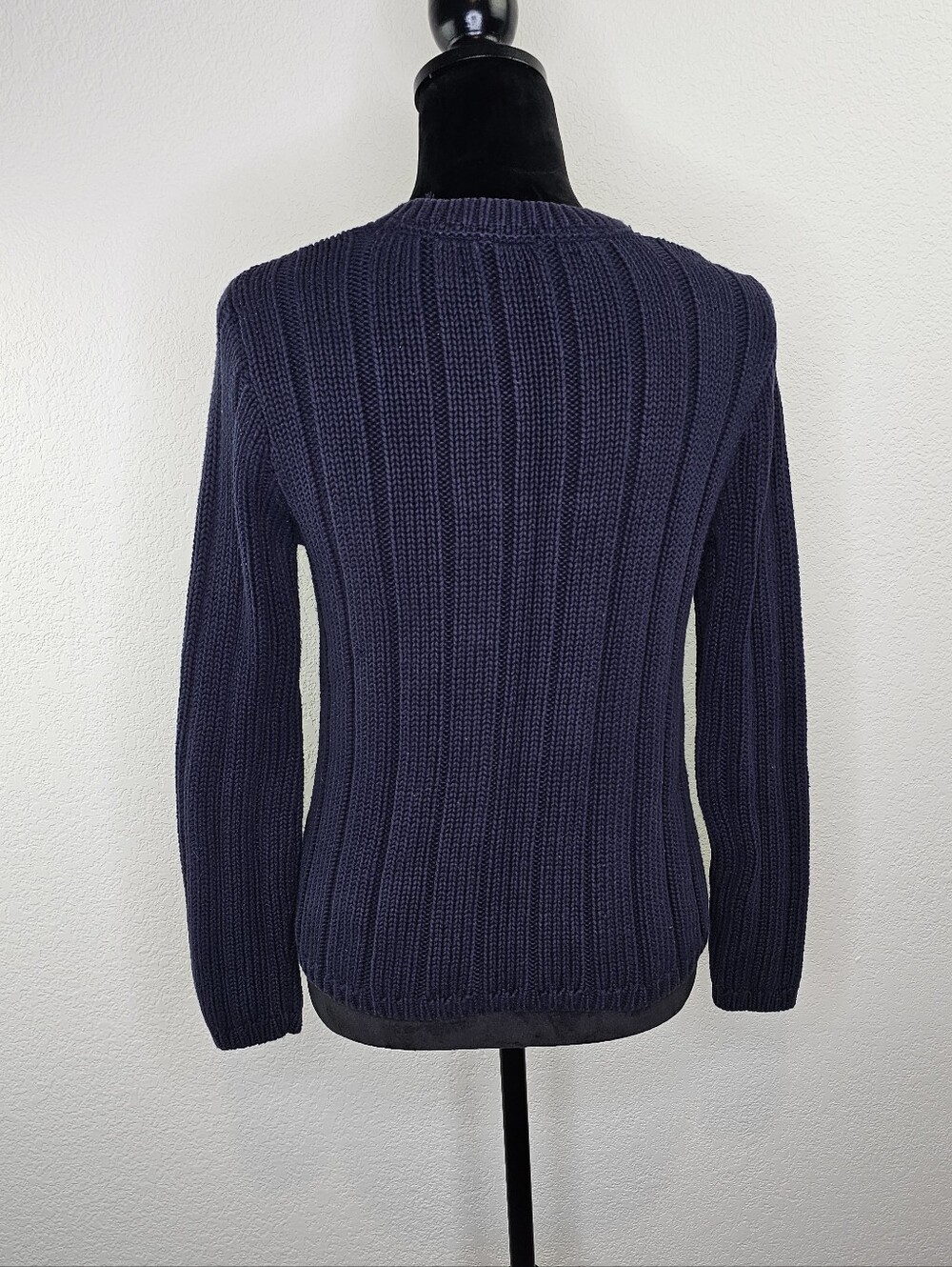 Vintage 2001 Tommy Hilfiger Knit Long Sleeve Sweater Medium - Picture 4 of 8